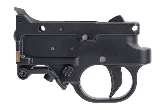 Non-adjustable trigger for Ruger 10/22 rifles with black finish